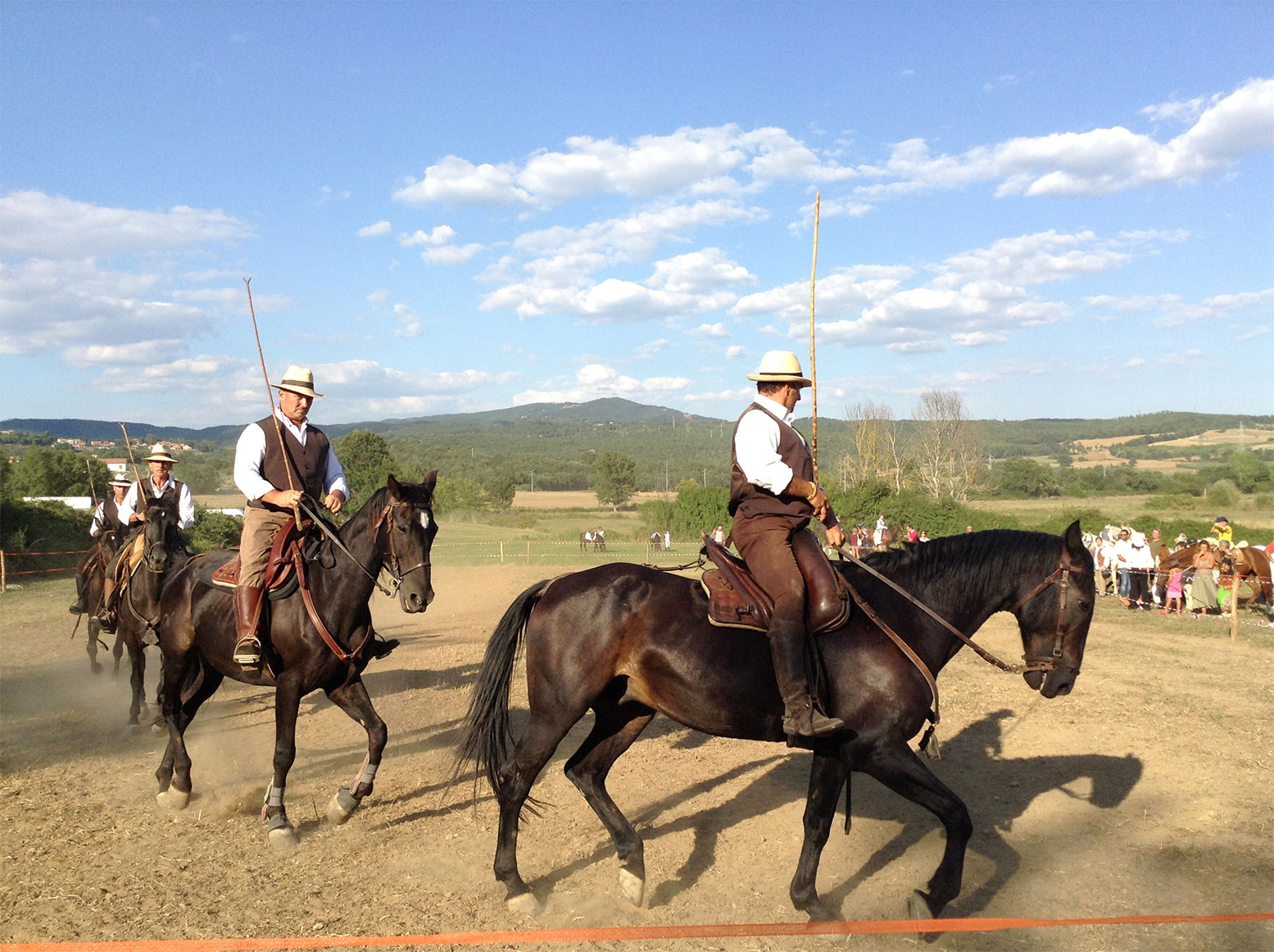 Spettacolo equestre dei butteri maremmani