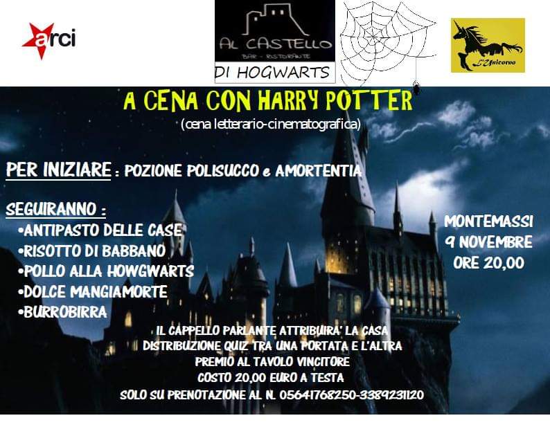 A cena con Harry Potter